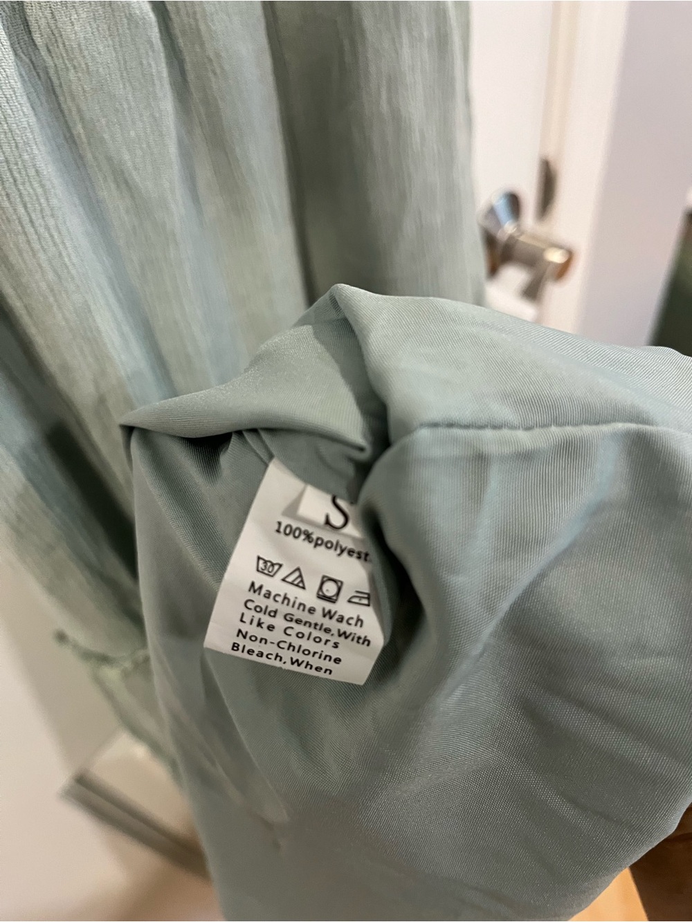 Sage Tie-Shoulder Tiered Maxi Dress - Picture 6 of 7